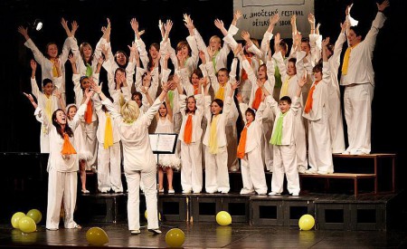 Harmonie Kraslice na festivalu "Vltavské cantare 2011" v Českém Krumlově